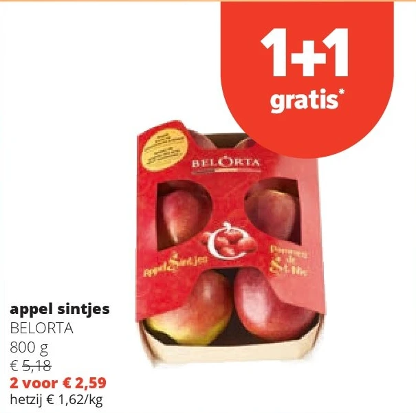 appel sintjes BELORTA 800 g