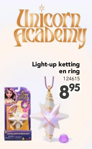Light-up ketting en ring