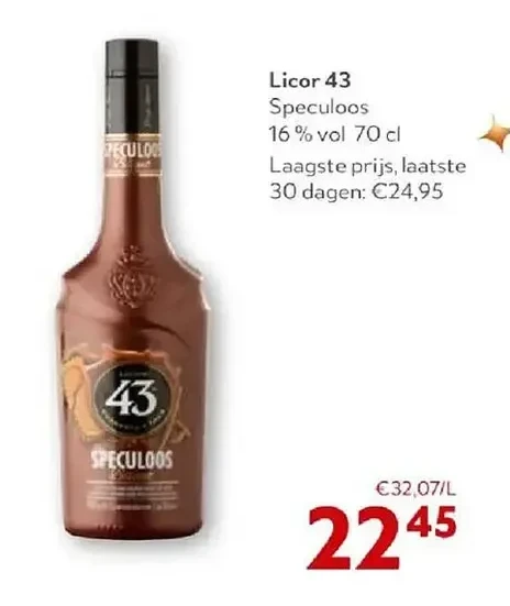 Licor 43 Speculoos 16% vol 70 cl