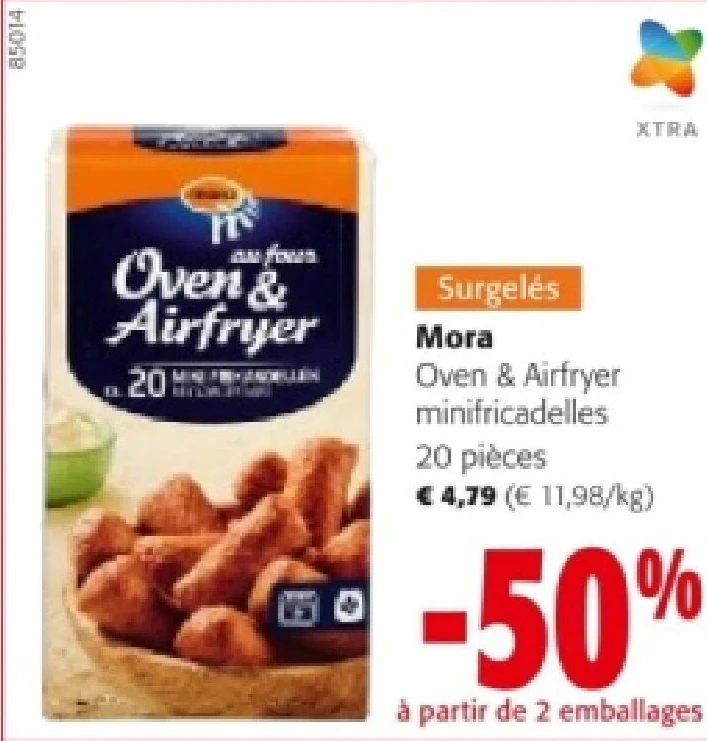 Mora Oven & Airfryer minifricadelles 20 pièces