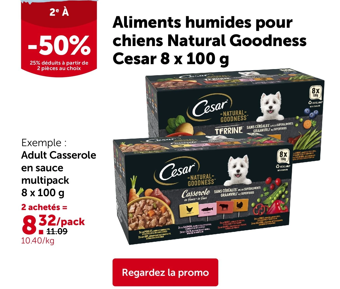 Adult Casserole en sauce multipack 8 x 100 g