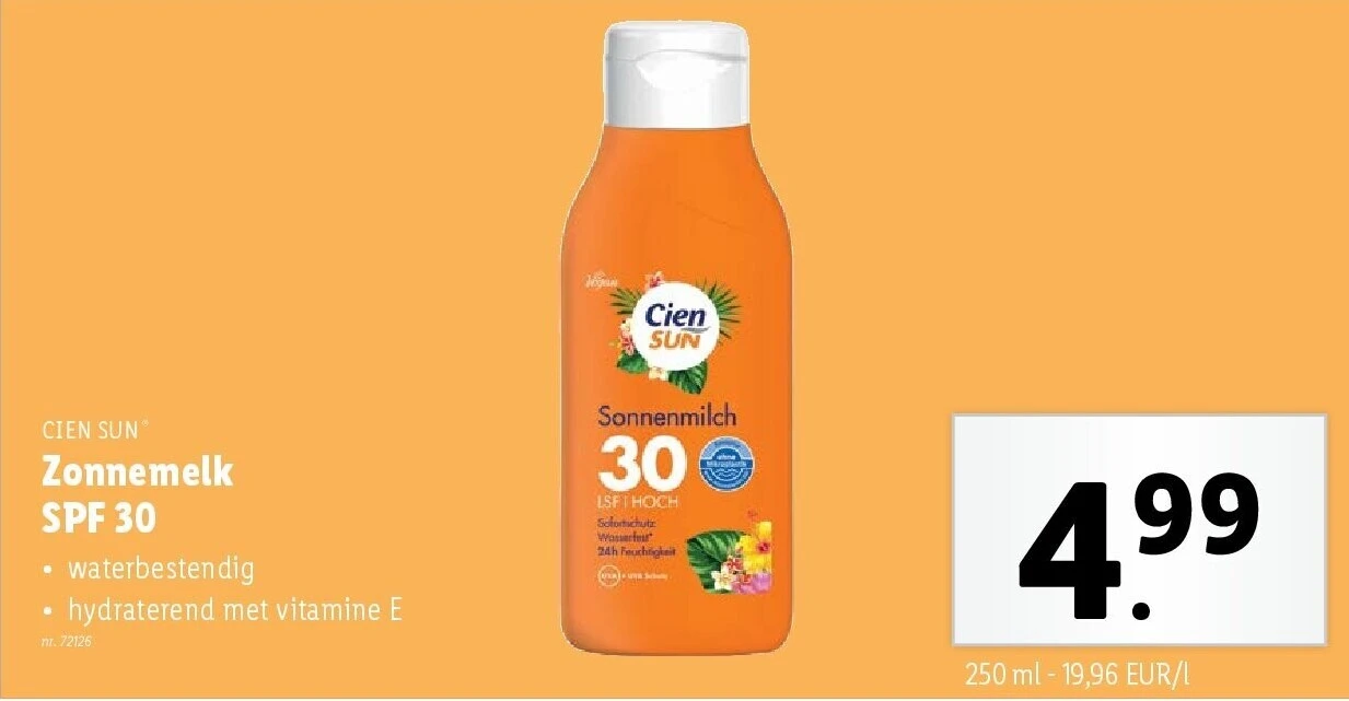 Zonnemelk SPF 30
