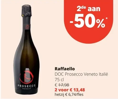 Raffaello DOC Prosecco Veneto Italië 75 cl