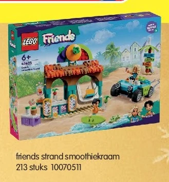 lego speelset friends strand smoothiekraam 213 stuks