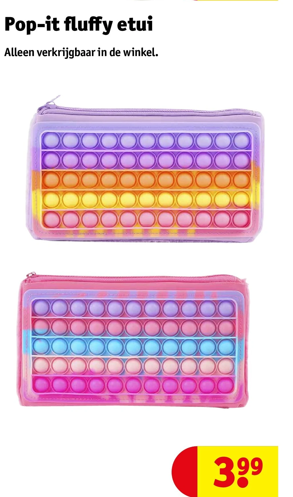 Pop-it fluffy etui
