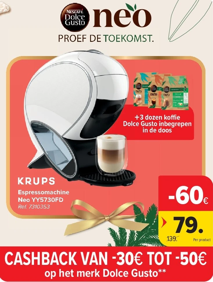 KRUPS Espressomachine Neo YY5730FD
