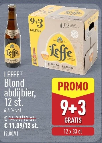Blond abdijbier, 12st.