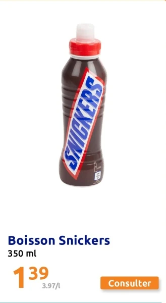Boisson Snickers
