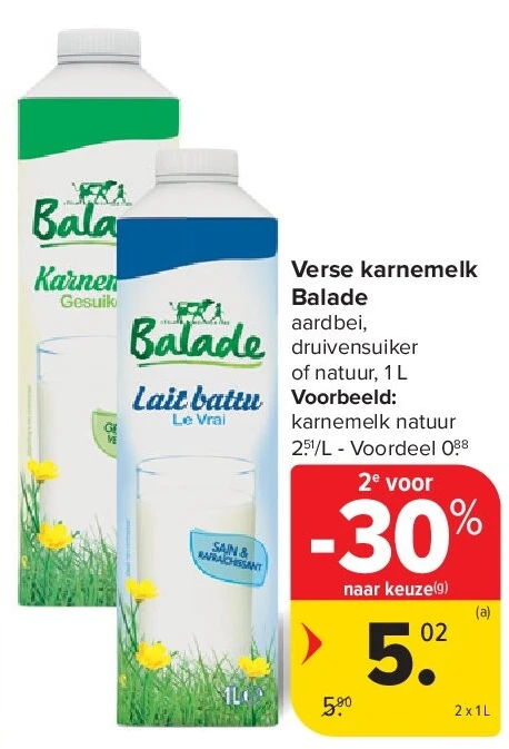 Verse karnemelk Balade
