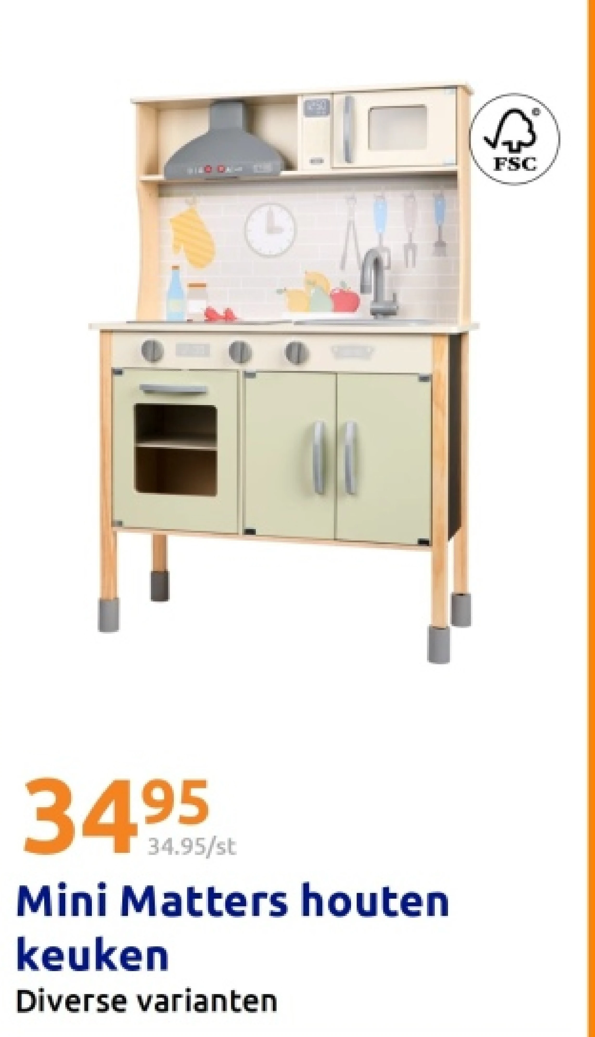 Mini Matters houten keuken