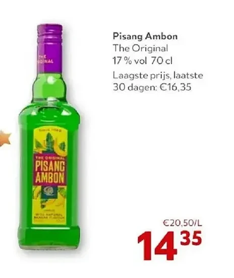 Pisang Ambon The Original 17% vol 70 cl