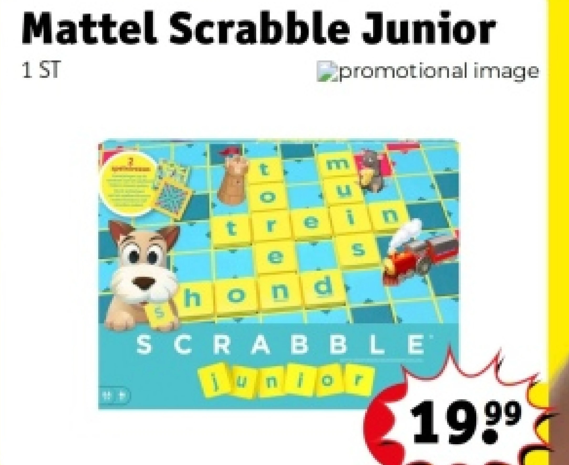 Mattel Scrabble Junior