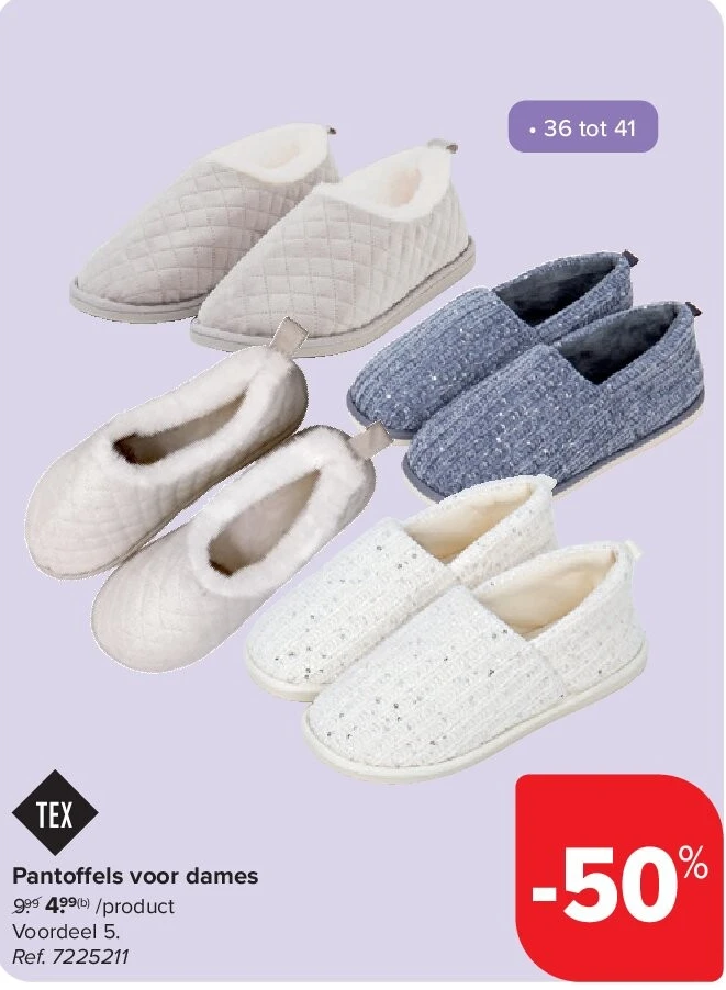 Pantoffels voor dames