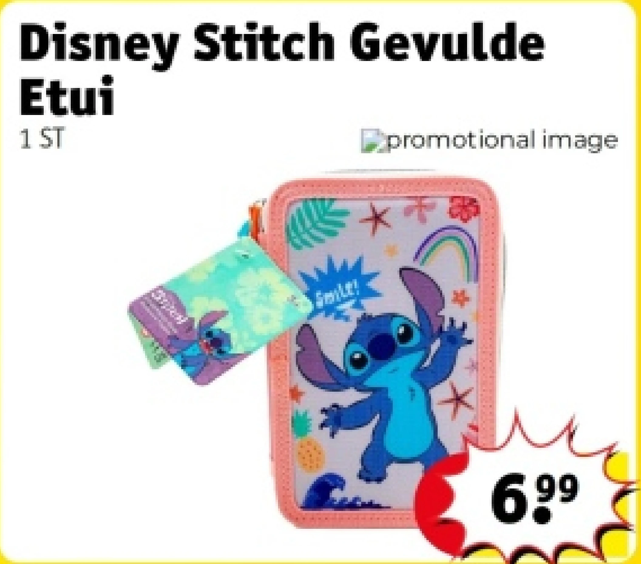 Disney Stitch Gevulde Etui
