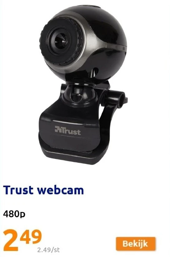 Trust webcam