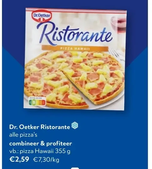 Dr. Oetker Ristorante pizza Hawaii 355 g