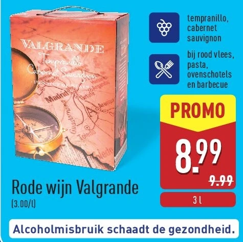 Rode wijn Valgrande