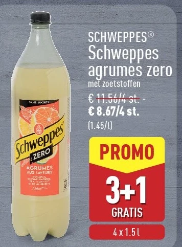 Schweppes agrumes zero