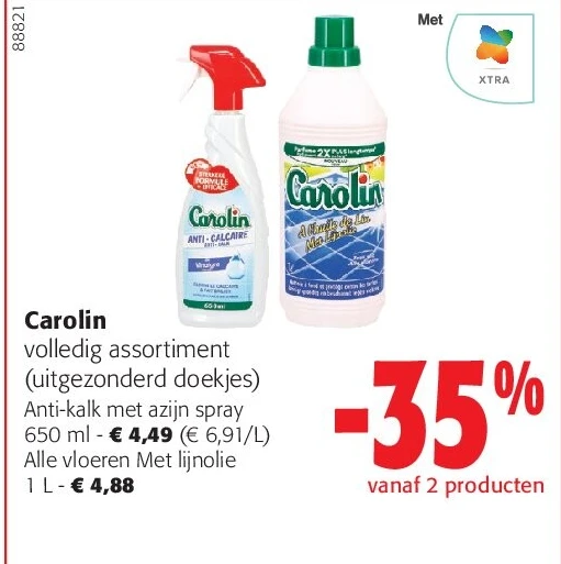 Carolin Anti-kalk met azijn spray 650 ml