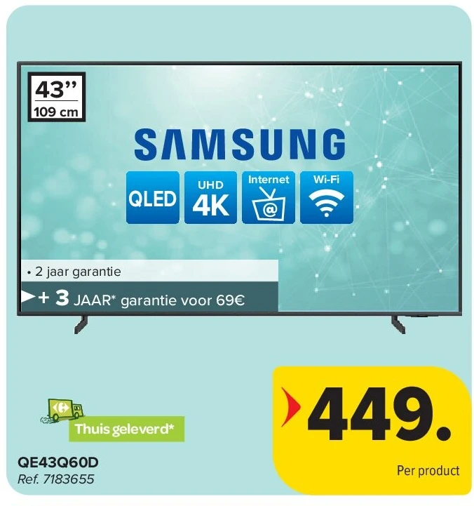 SAMSUNG QE43Q60D 4K TV