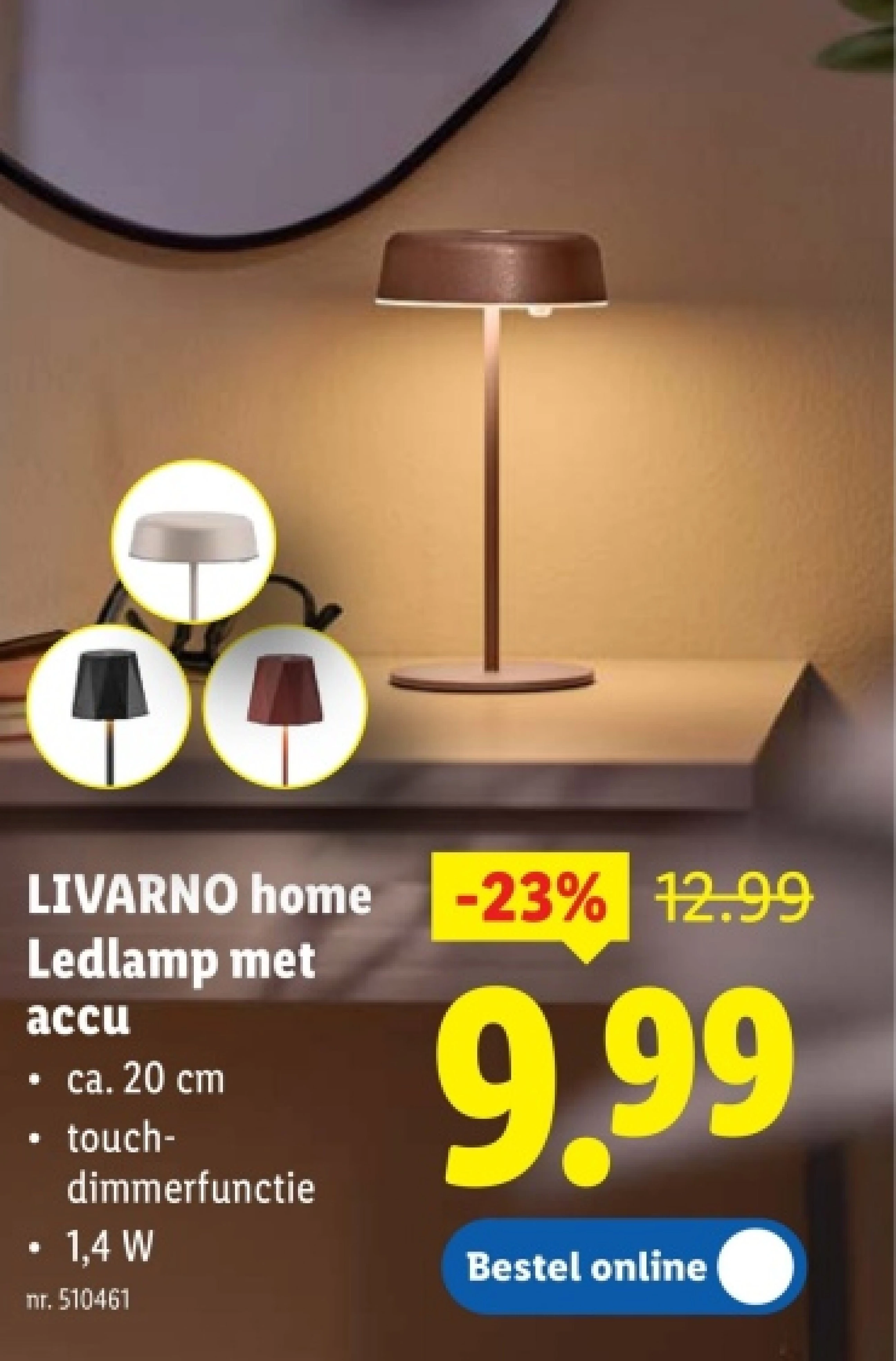 Ledlamp met accu
