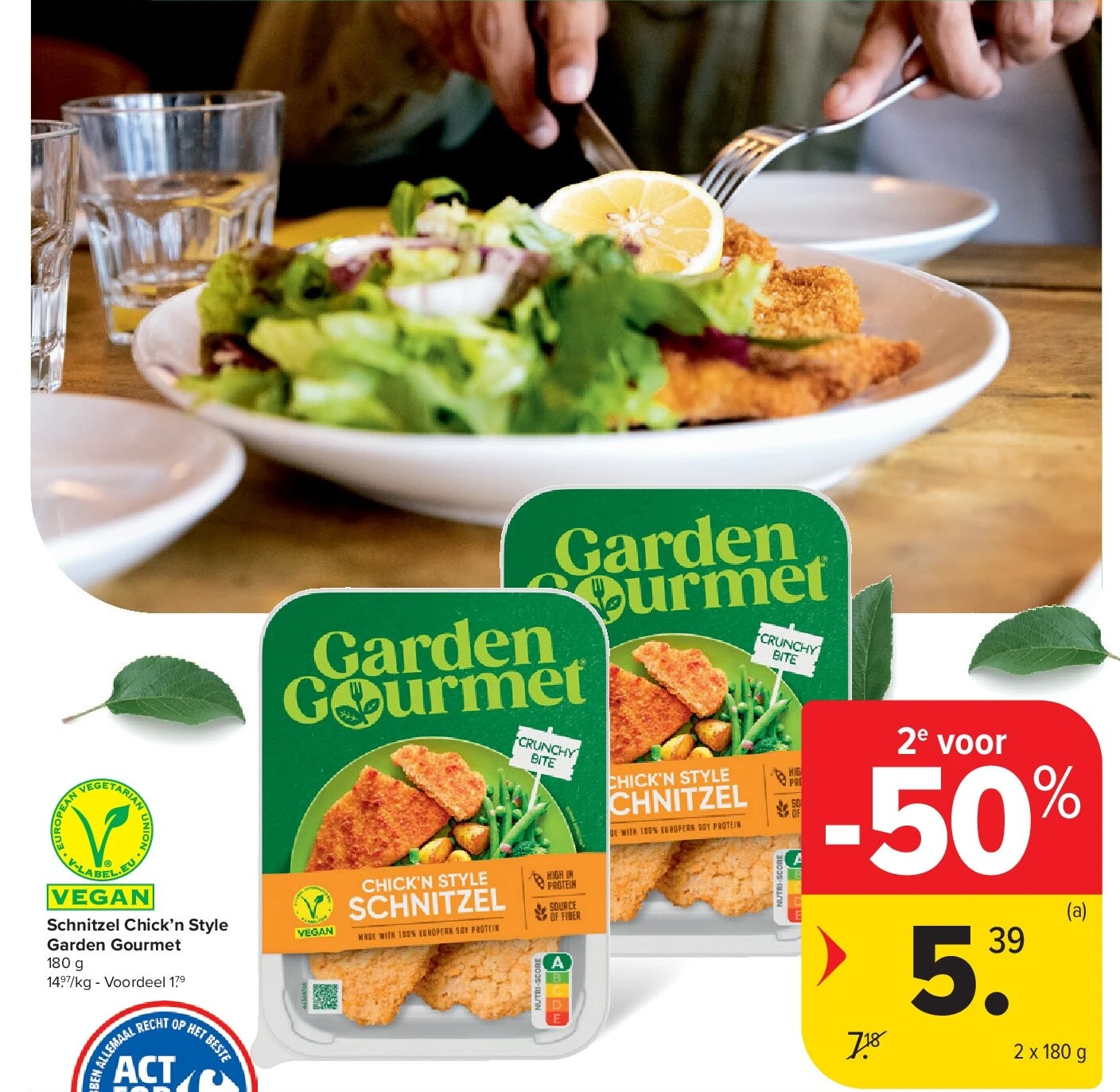 Schnitzel Chick’n Style Garden Gourmet