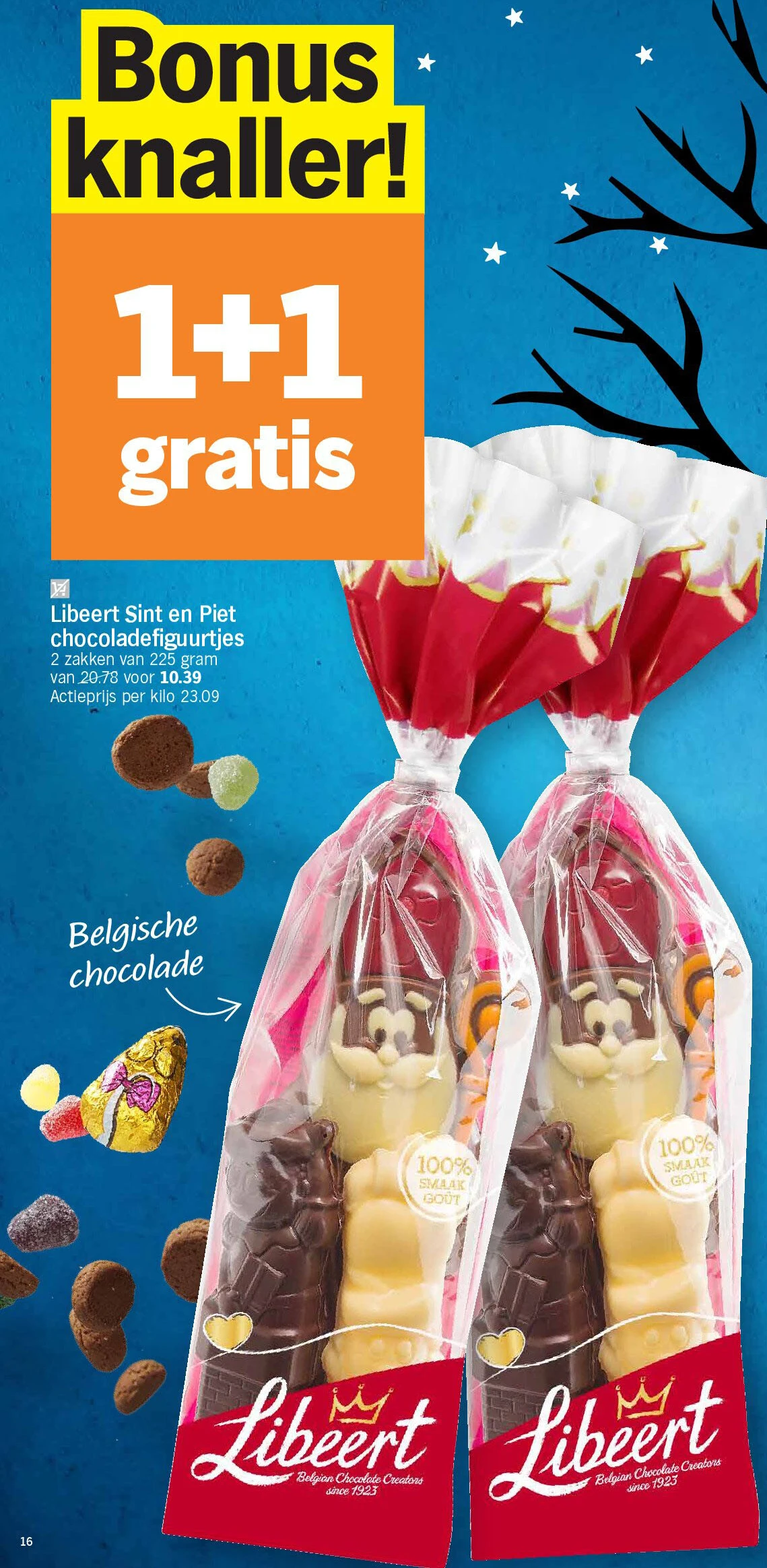 Libeert Sint en Piet chocoladefiguurtjes