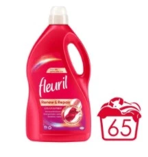 Fleuril Renew & Repair Color & Fiber Wasmiddel - Gekleurde Was - Voordeelverpakking - 65 wasbeurten