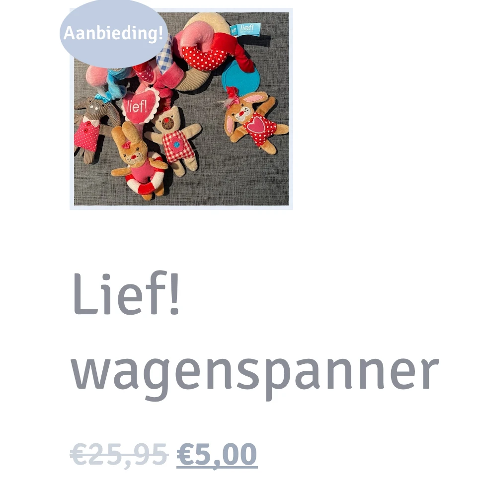 Koopjes bij The Little Ones webshop