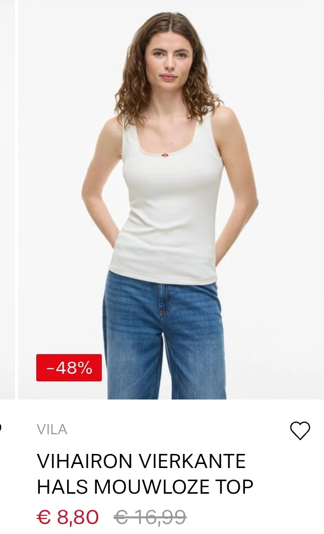 Tops bij VILA tot 60% korting