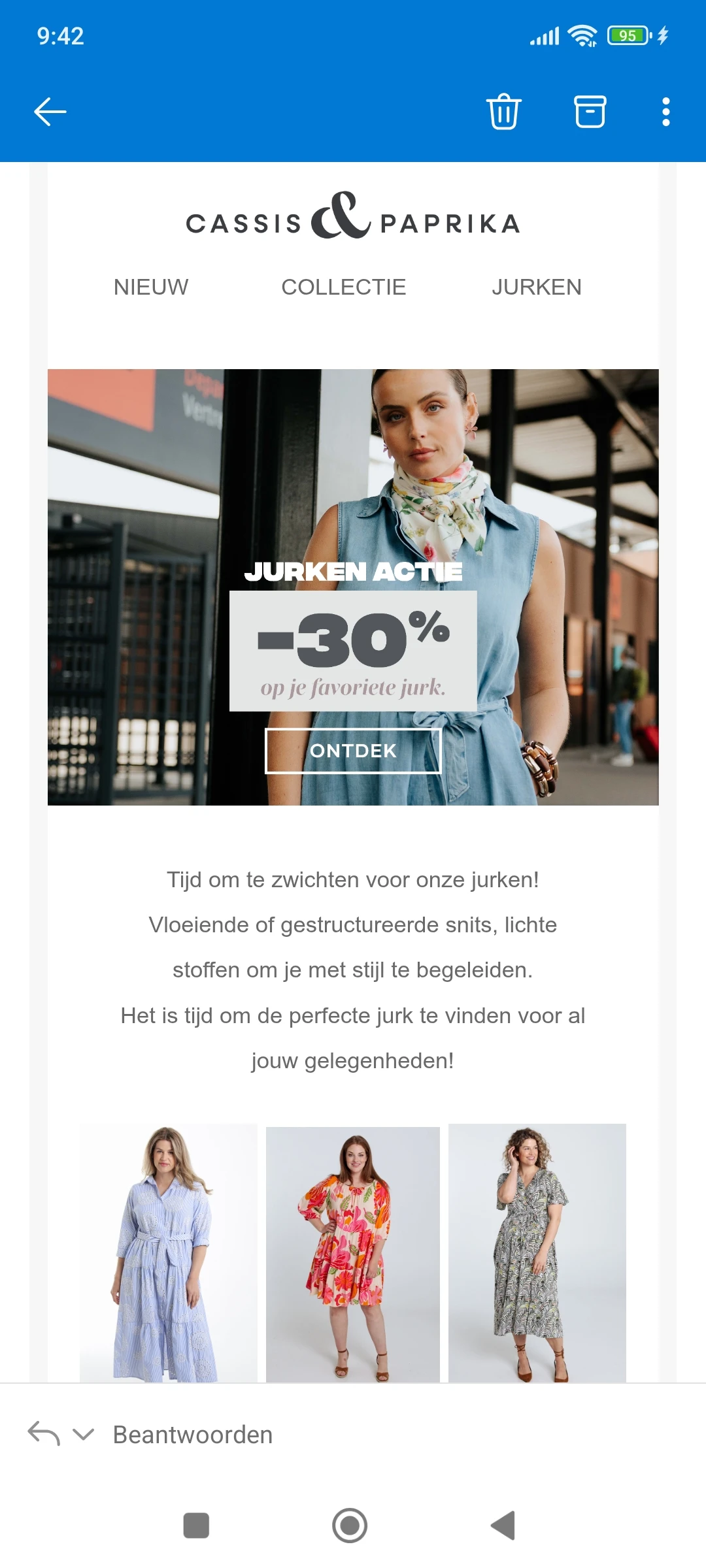 -30% op je favoriete jurk bij paprika