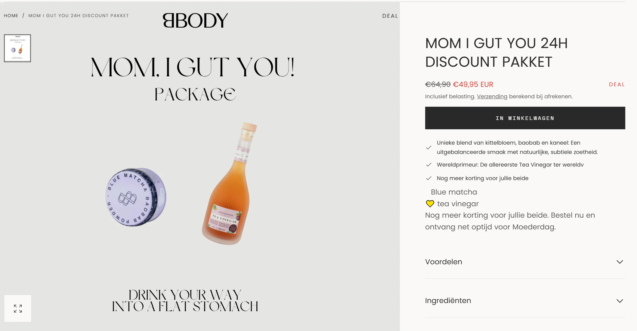 Promo's bij Bbody met mooie kortingen