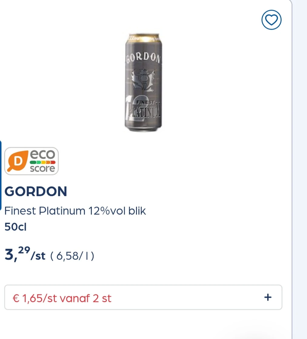 Gordon blik 50 cl