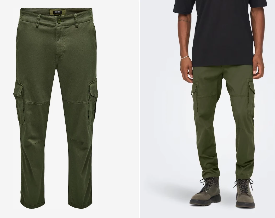 Only & Sons Cargobroek voor 17,90 euro voor heren