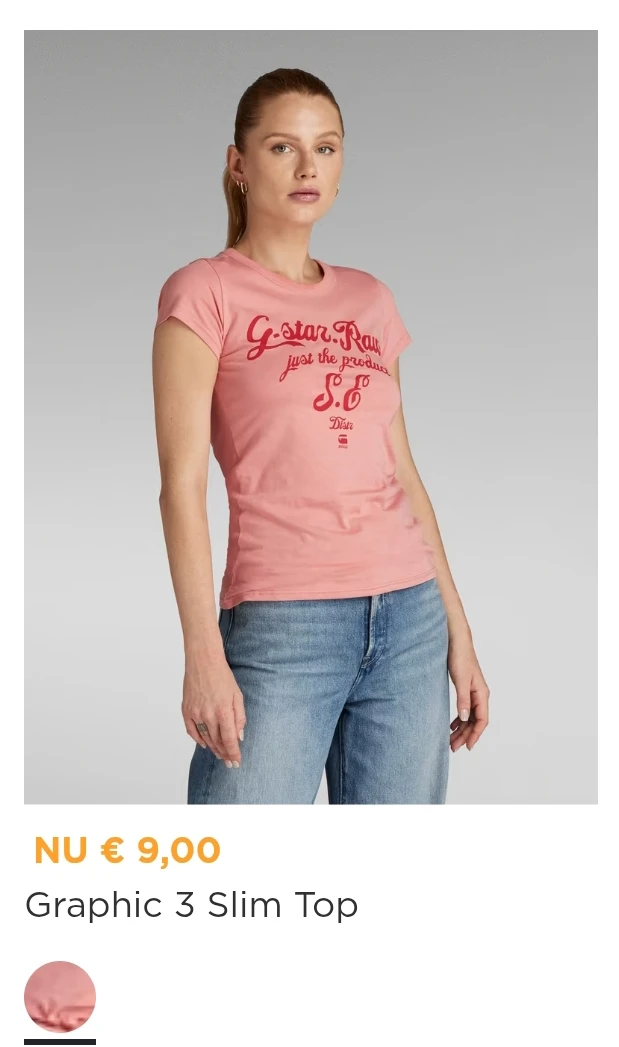 20% extra korting bovenop sale G-Star outlet