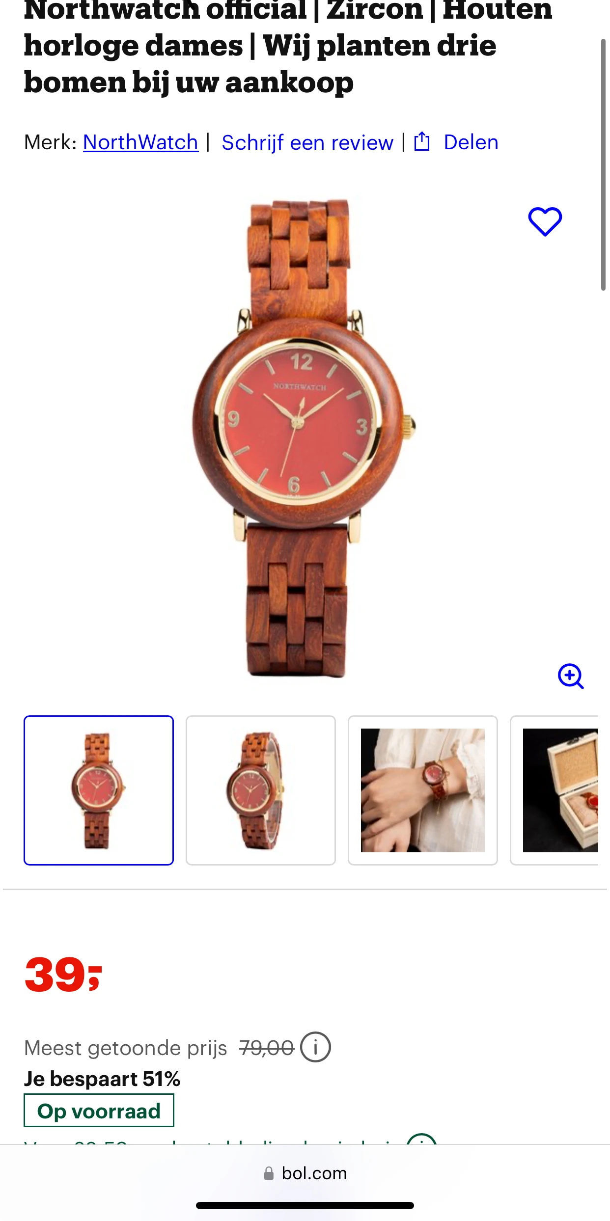 Northwatch Zircon horloge