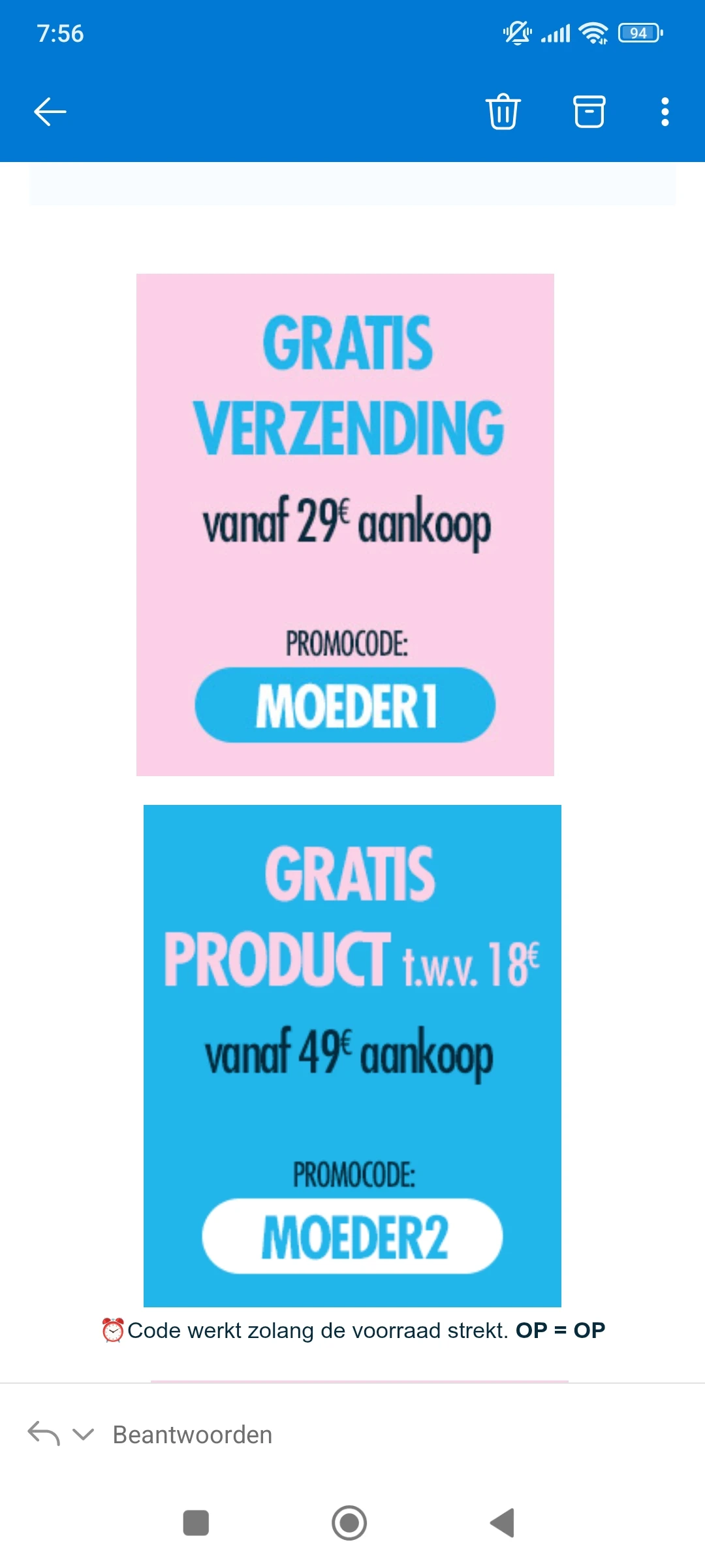 Pazzox: gratis verzending/ gratis product/ €5 korting
