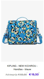 Kipling tot wel 70% korting op zalando lounge!