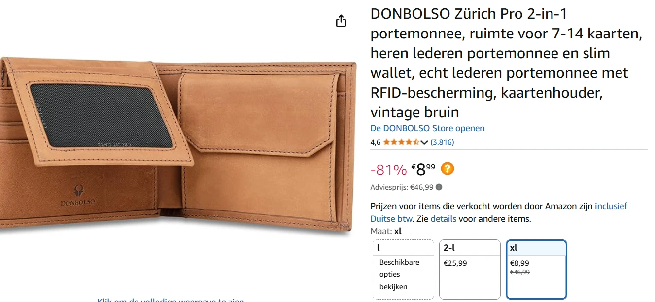 lederen portefeuille