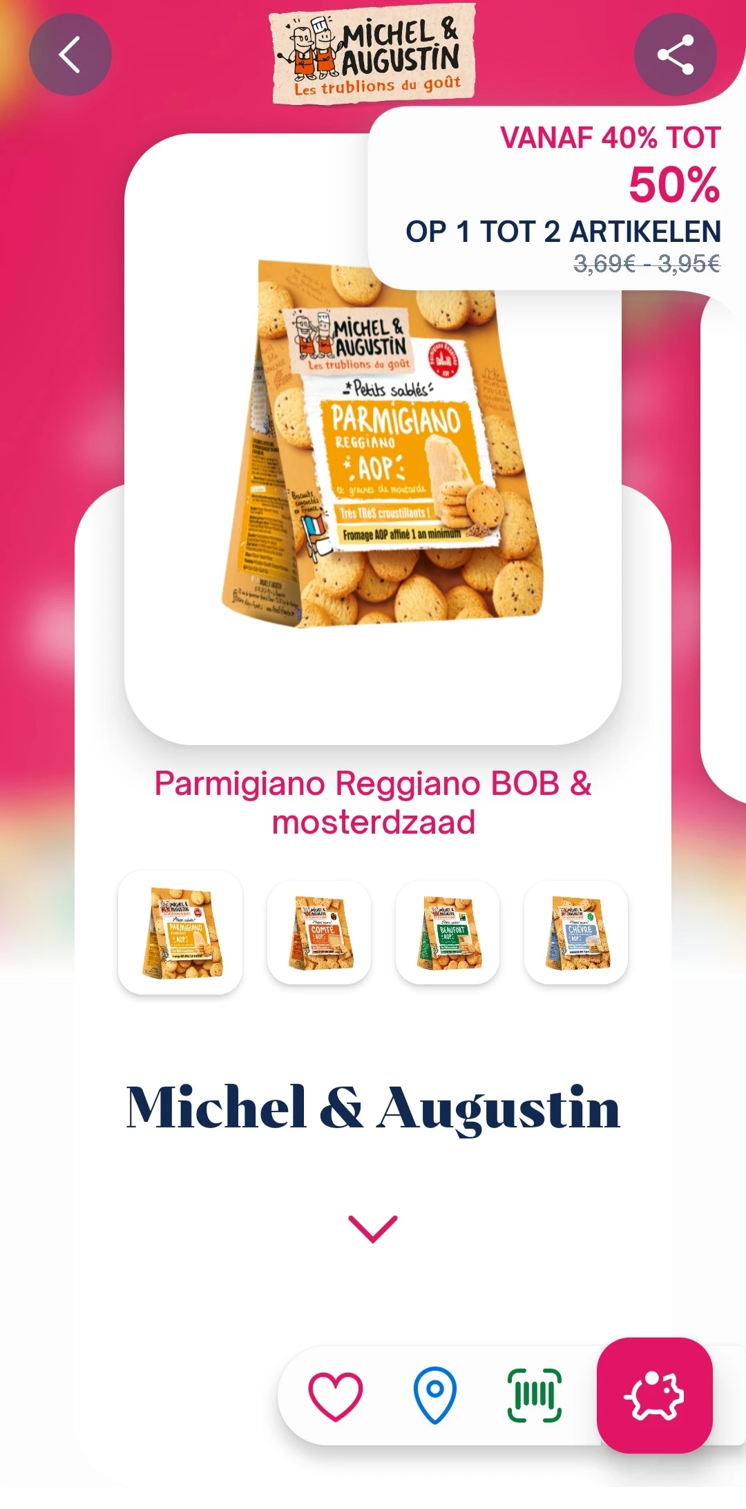 Shopmium -40% tot -50% op Michel & Augustin koekjes