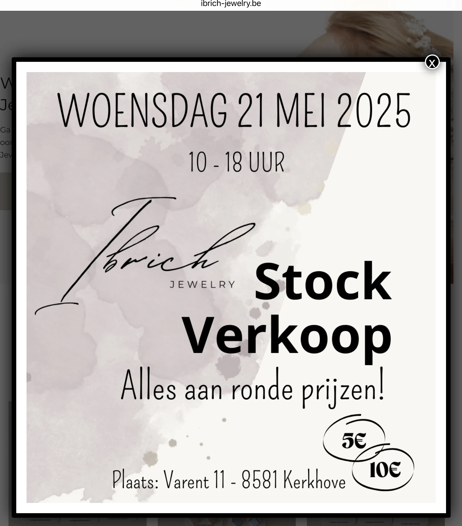Stockverkooo juwelen