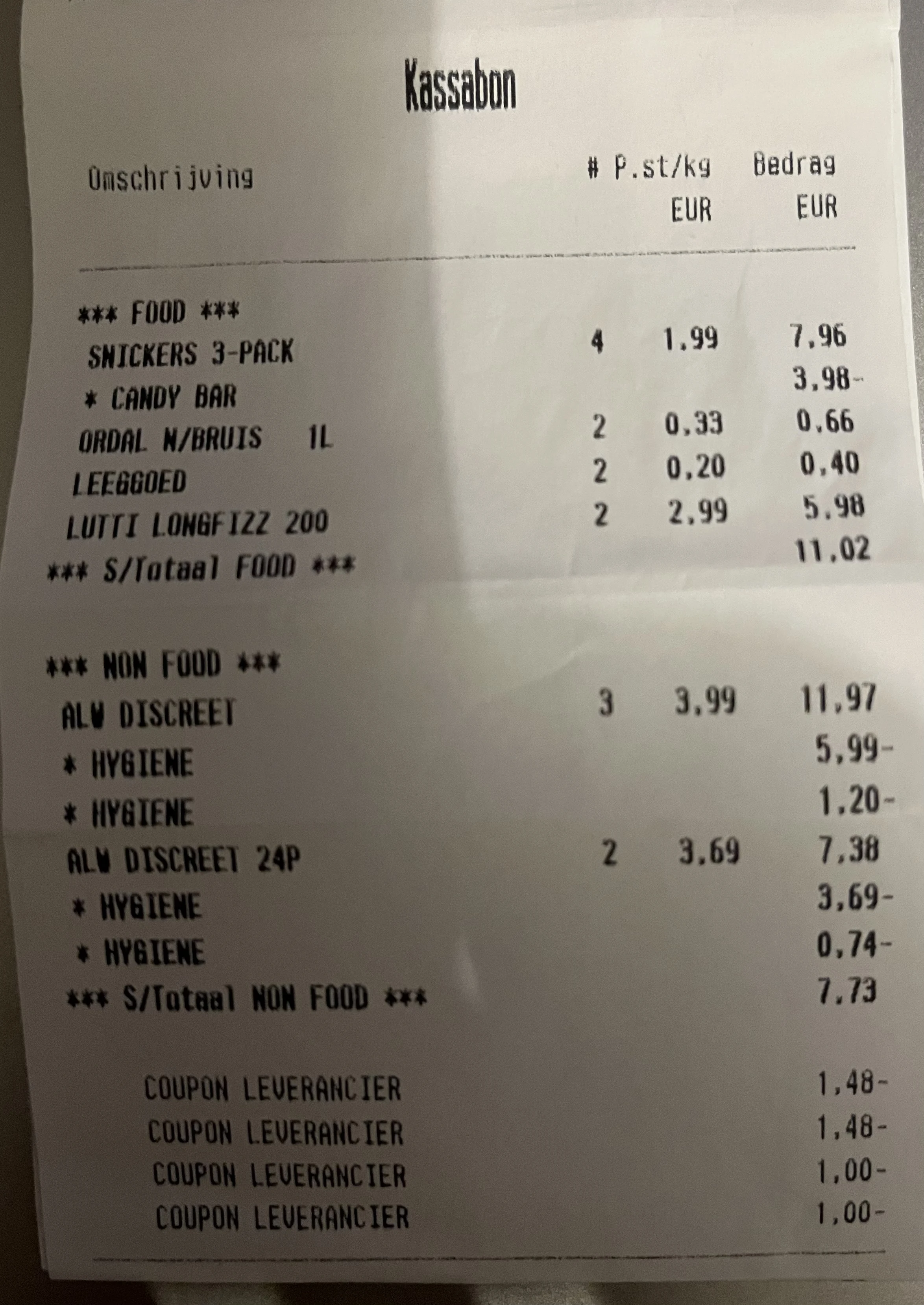 Mooie promo gedaan op Always discreet bij Carrefour.