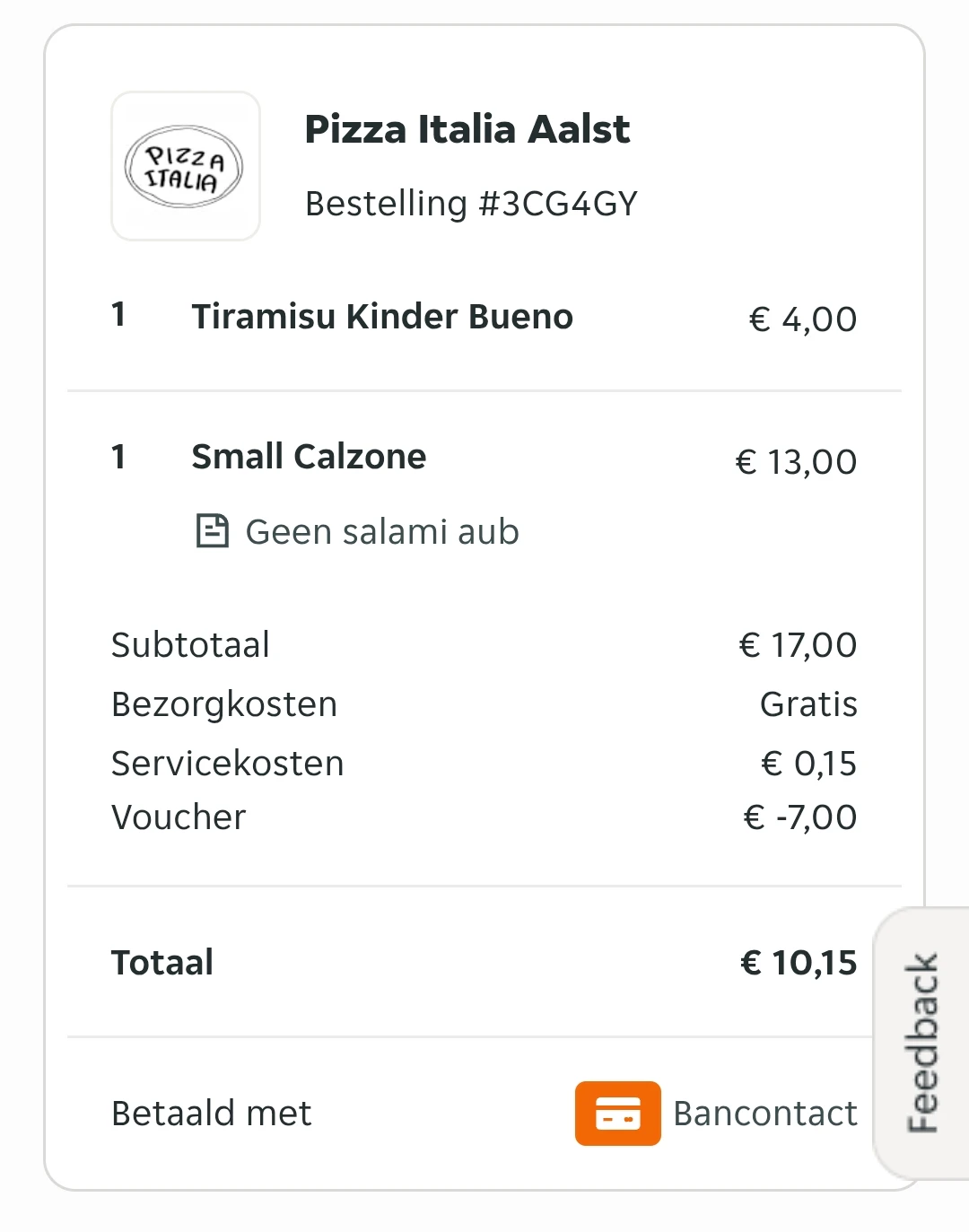 Take away altijd goed als je niet wil koken