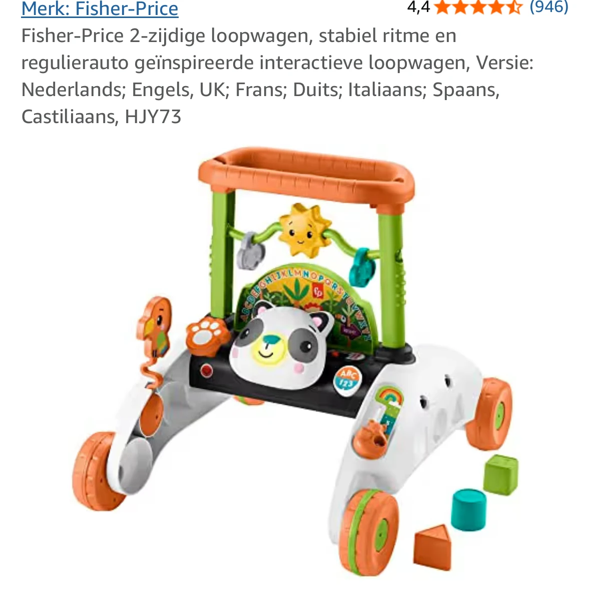 Fisher-Price loopwagen met >30% korting