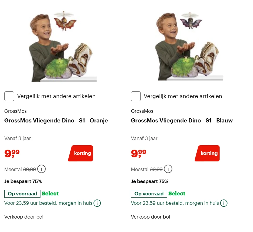 Vliegende dino 🦕 goedkoop bij Bol