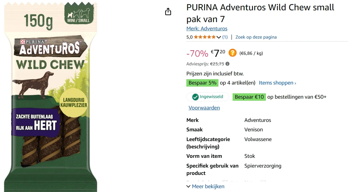 dieren snacks
