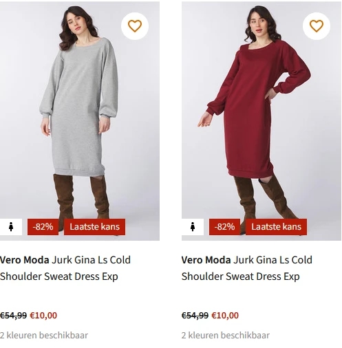 Only en Vero Moda kleding vanaf 10 euro bij AS Adventure