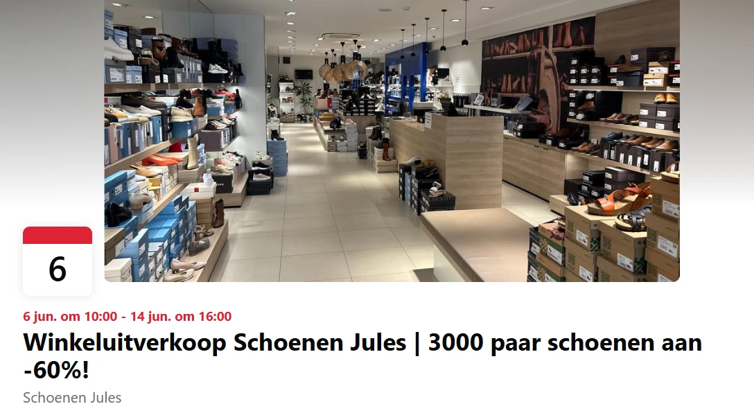 Totale uitverkoop aan -60% 👠👞 Schoenen Jules