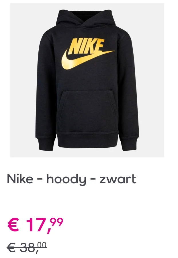 Tot 80% korting op Nike & Jordan voor kinderen