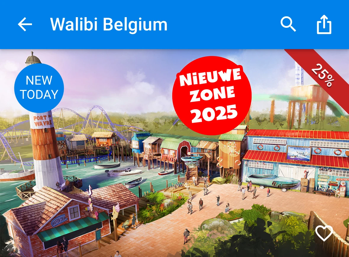 Walibi korting